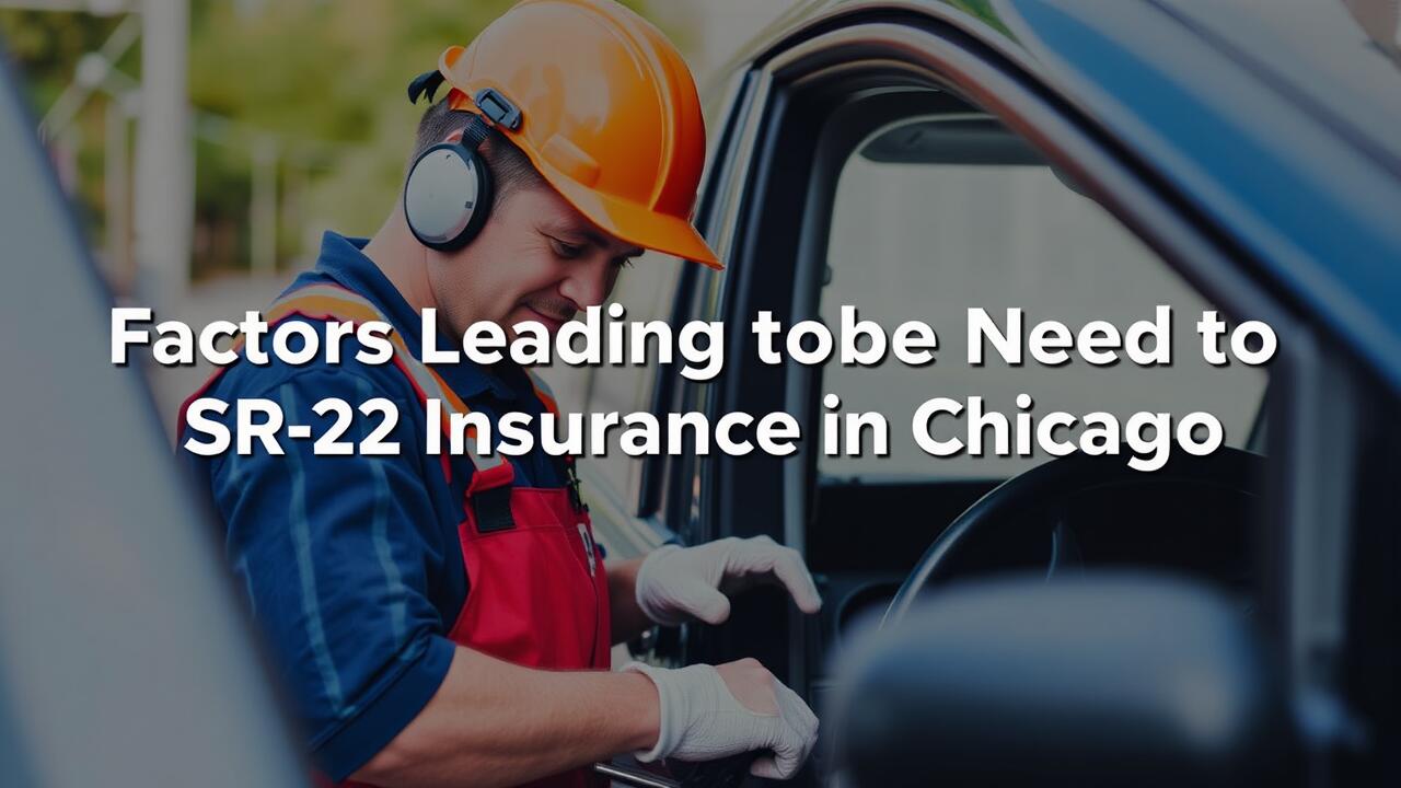 Factors Leading to the Need for SR-22 Insurance in Chicago