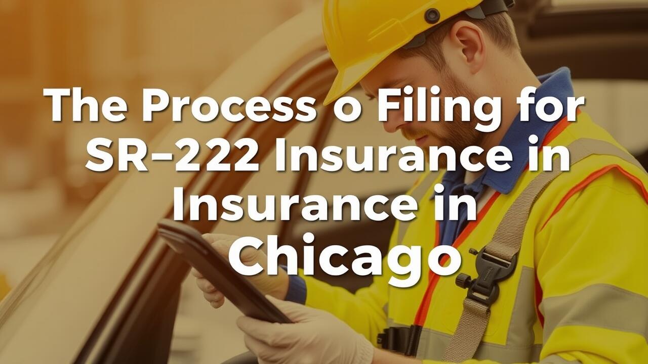 The Process of Filing for SR-22 Insurance in Chicago